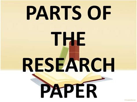 part   research paper writing  abstract
