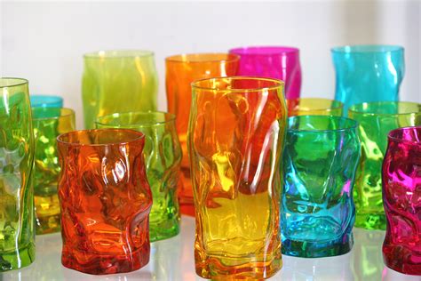 Colorful Glasses Stock Culinary Goods Providence
