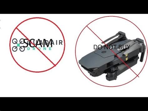 dont buy  quadair drone   scam youtube