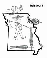 Coloring Missouri State Pages Flag Printables Idaho Usa Map Getcolorings Print Printable Shape Outline Go sketch template