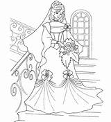 Coloring Princess Wedding Pages Dress Printable Her Royal Family Sweet Disney Color Sixteen Template Kids Dresses Quince Online Quinceañera 為孩子的色頁 sketch template