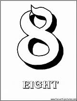 Number Eight Coloring Fun sketch template