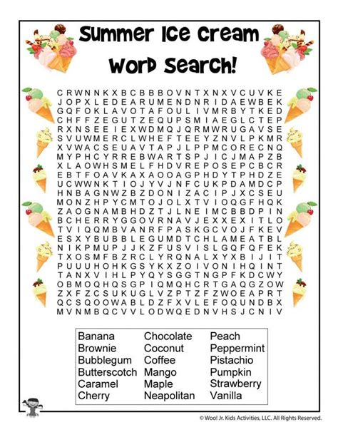 summer word searches  summer word puzzles artofit