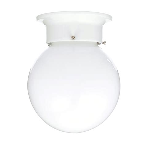 mainstays   light globe flush mount ceiling light white walmartcom