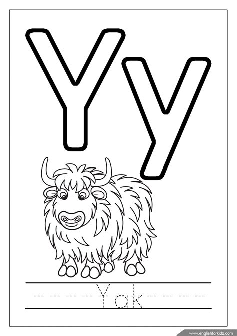 printable alphabet  coloring page