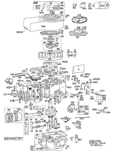briggs  stratton  series parts list  diagram ereplacementpartscom