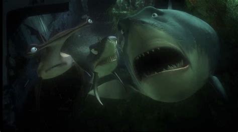 In Finding Nemo Bruce The Shark Starts Crying When Marlin