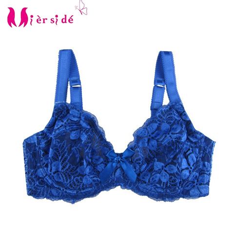 mierside zbw015 big bra single breathable unlined floral lace women