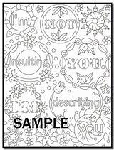 Coloring Pages Quotes Funny Boyfriend Romance Hate Adult Printable sketch template