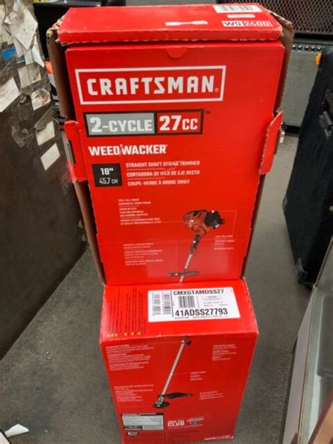 Craftsman 2 Cycle 27cc 18 Weed Wacker Straight String Trimmer
