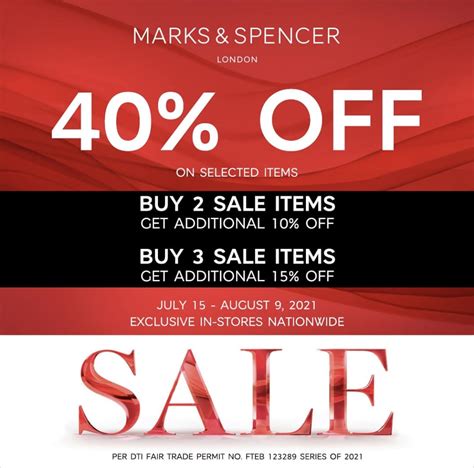 marks spencer   season sale     selected items deals pinoy