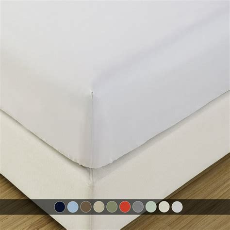luxury fitted sheets sold separately soft  cotton  thread count fitted sheet king