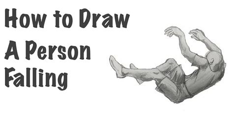 draw  person falling youtube