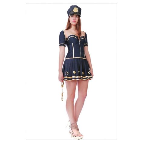 m womens sexy police fancy dress cop costume on onbuy