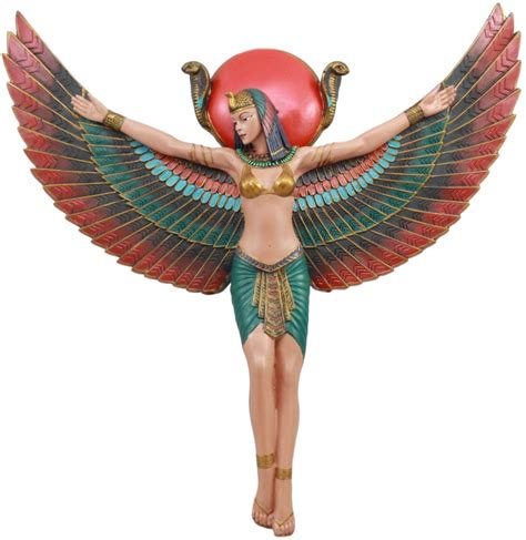 Ebros Large Ancient Egyptian Goddess Isis With Open Wings
