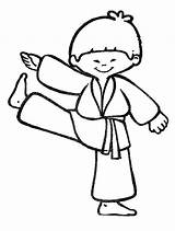 Judo Karate Visuais sketch template