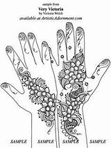 Henna Mehndi Designs Patterns Hands Hand Tattoo Eid Victoria Arabic Drawings Simple Floral Welch Mehendi Line Published Books Pattern Feet sketch template