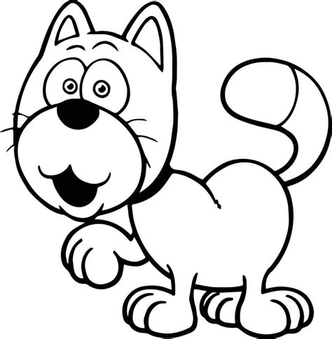 cartoon cute cat coloring page cat coloring page coloring pages