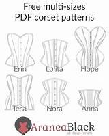 Corset Patterns Pattern Sewing Diy Top Easy Lineup Bio Link Visit Choose Board sketch template