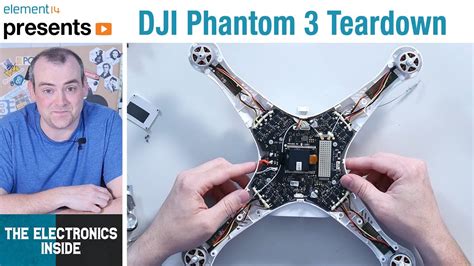 dji phantom  drone teardown  electronics  youtube