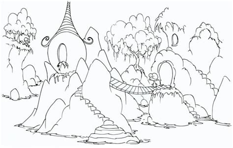 forest image coloring page coloring sky