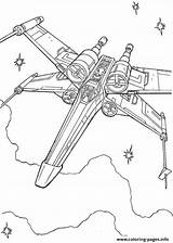 Coloring Wing Wars Star Fighter Pages Printable sketch template
