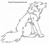 Howling Firewolf Angry sketch template