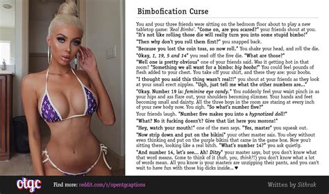 Bimbofication Curse Tg Caption By Sithrak Opentgcaptions