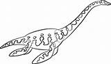 Draw Dinosaurs Elasmosaurus Drawing Howstuffworks Dinosaur Lifestyle Drawings Steps Trace sketch template