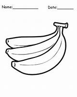 Banana Printablesfree Worksheets Sheets sketch template