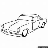 Studebaker Coloring 1953 Starliner Cars Pages Template sketch template