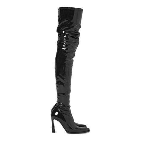 magda butrym patent thigh high boots women knee high boots flannels