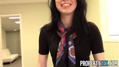 propertysex beautiful brunette real estate agent home office sex video xnxx