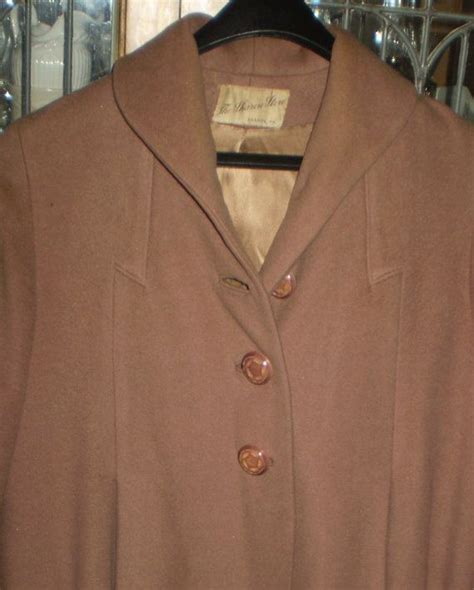 sale vintage antique classic ladies es deco  vintageveronique  beige wool coat