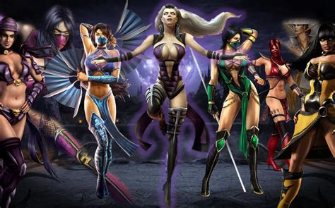 Women Of Mortal Kombat Wallpaper By Makhailrasputin On Deviantart