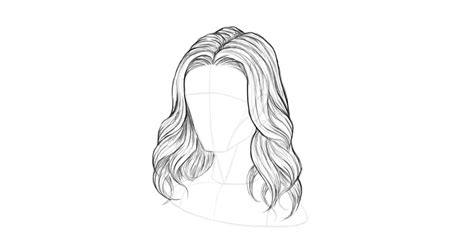 How To Draw Hair Step By Step