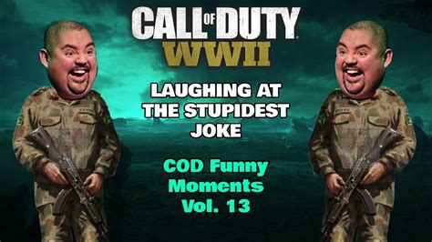 call  duty wwii laughing   stupidest joke funny moments