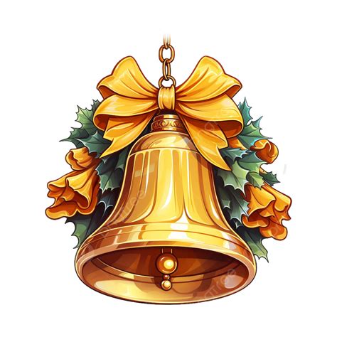 christmas bell christmas golden illustration christmas bells