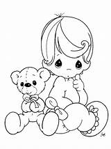 Coloring Baby Pages Kids Printable Color Sheets Colour Cute Precious Moments Adult Colorear Books Para sketch template