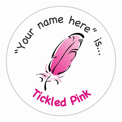 tickled pink green to grow award stickers