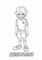 Inazuma Eleven Xavier Foster Pintar Snut Ludinet Helvania Salvat sketch template