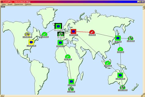 internetwork map customization