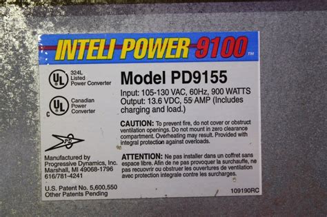 rv components  rv inteli power  power converter model pd  sale power inverters
