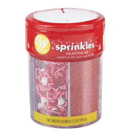 wilton valentines day sprinkles mix  cell  oz walmartcom