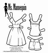 Mannequin Pages Coloring Getcolorings Ms Color sketch template