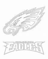 Eagles Philadelphia Nfl Phillies Emblem Supercoloring Worksheets Colorir Scribblefun sketch template