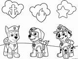 Patrol Paw Coloring Print Outs Pages Templates Template Pups sketch template