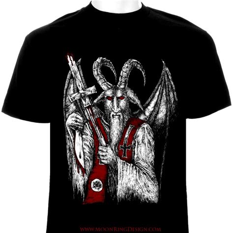 Traditional Satanic Black Metal Graphic Art By