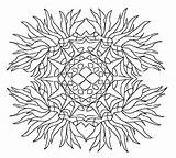 Mandala Coloring Blank Printable Printablee Via sketch template