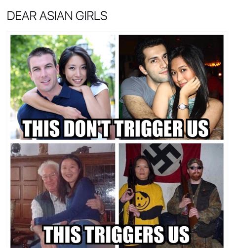 This Dont Trigger Us This Trigger Us Wmaf White Male Asian Female
